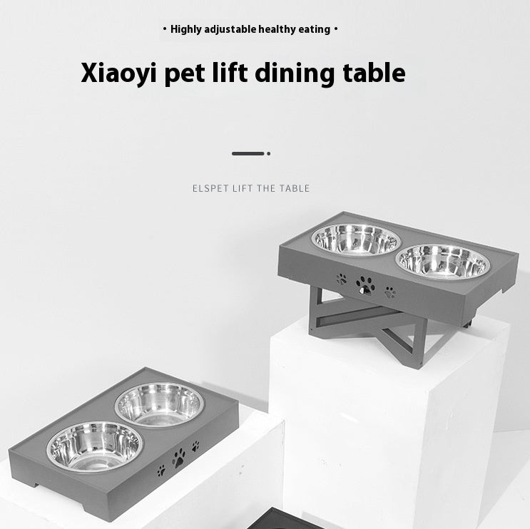 Discover the Ultimate Pet Lifting Table Foldable Dog Drinking Bowl